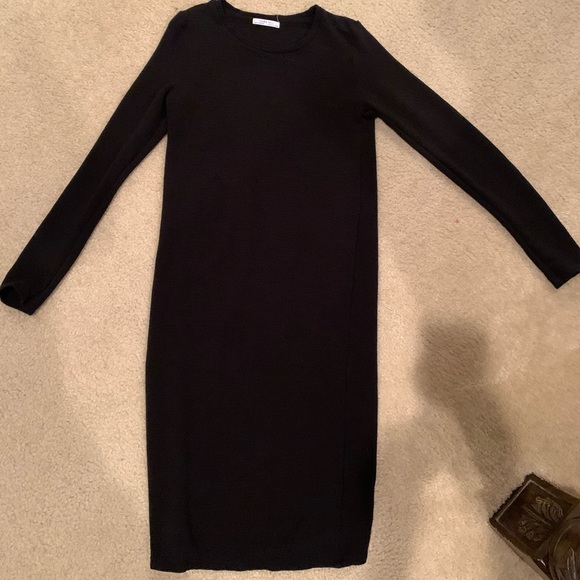 Zara long sleeve black dress M - Picture 7 of 7